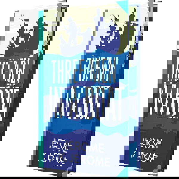 Three Men In A Boat by Jerome K. Jerome (Deluxe Hardback Sprayed Edge Edition)