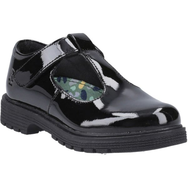Hush Puppies Gracie Junior Patent Leather Girls's Patent Black Shoes