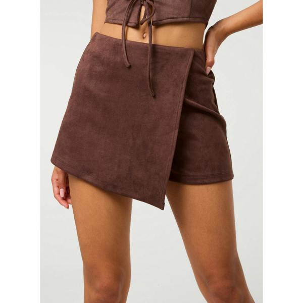 Pink Vanilla Suedette Skirt