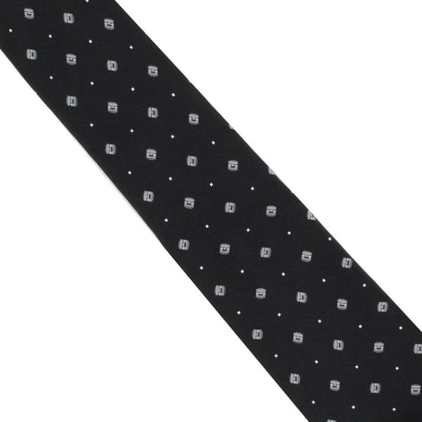 Dunhill silk tie in a cufflink pattern