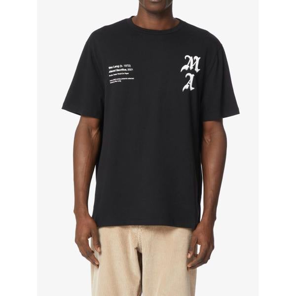 Amiri Wes Lang Checker Skull T-Shirt   in  Black
