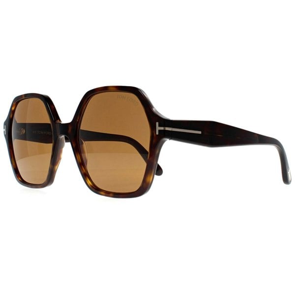 Tom Ford Sunglasses Romy FT1032 52E Dark Havana Brown