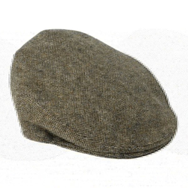 Gamble & Gunn Dolton Molloy & Sons Irish Donegal Tweed British Made Seagrass Brown Flat Cap