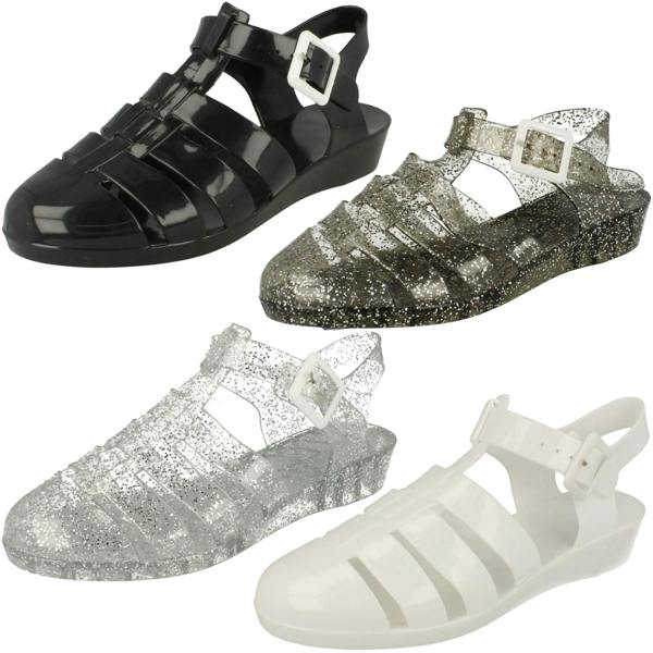 Spot On Ladies Spot On Casual Jelly Sandals