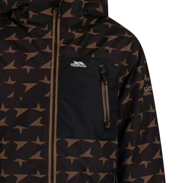 Trespass Boys Belbay All-Over Print Jacket - Black - 