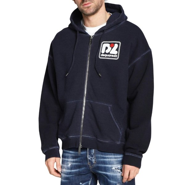 Dsquared2 Hercalina Fit dark Navy Blue Hoodie