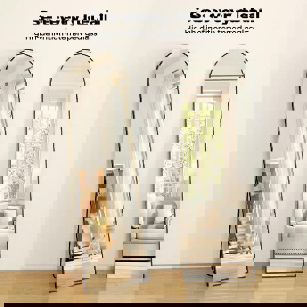 Levede 165X60CM Full Length Free Standing Floor Mirror Wall Mounted Home Decor