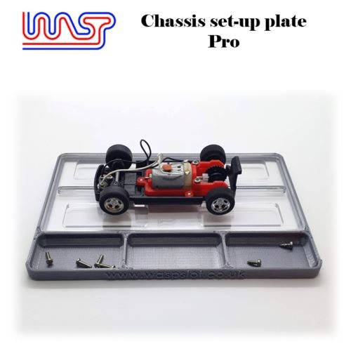 MCSlots Slot Car Chassis Set up Plate PRO 1:32 Scale New WASP