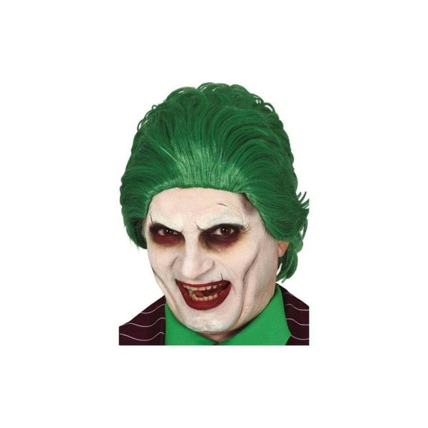 Fiesta Guirca The Jokester Short Wig Fancy Dress Green