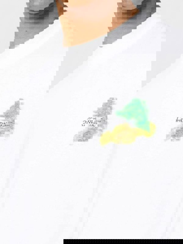 Off - White Brush Arrows Short Sleeve T Shirt White Multi - Supplied FashionOff - White