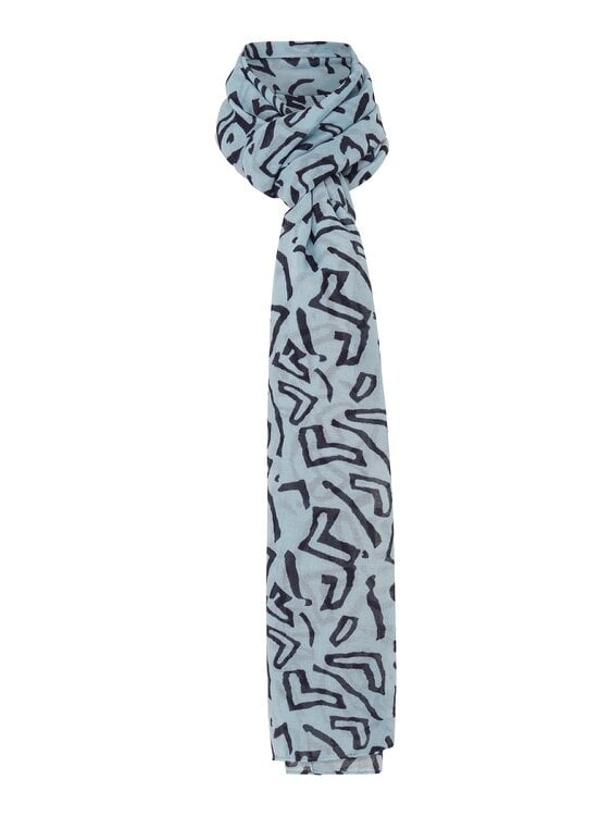 PennyPlain All Over Print Scarf - Glacier