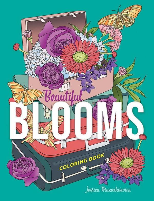 Beautiful Blooms Coloring Book