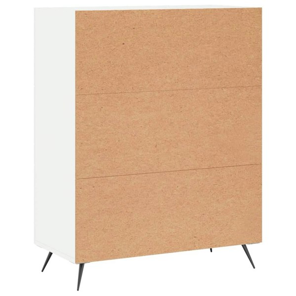 Berkfield Chest of Drawers White 69.5x34x90 cm Engineered Wood
