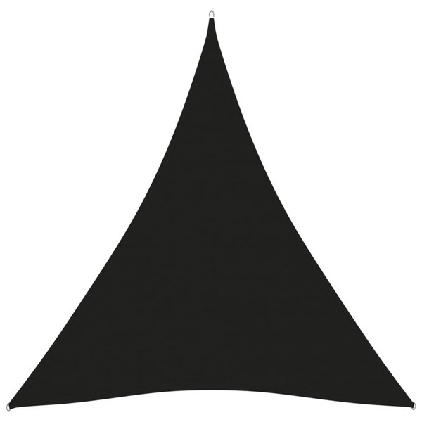 Berkfield Sunshade Sail Oxford Fabric Triangular 5x7x7 m Black