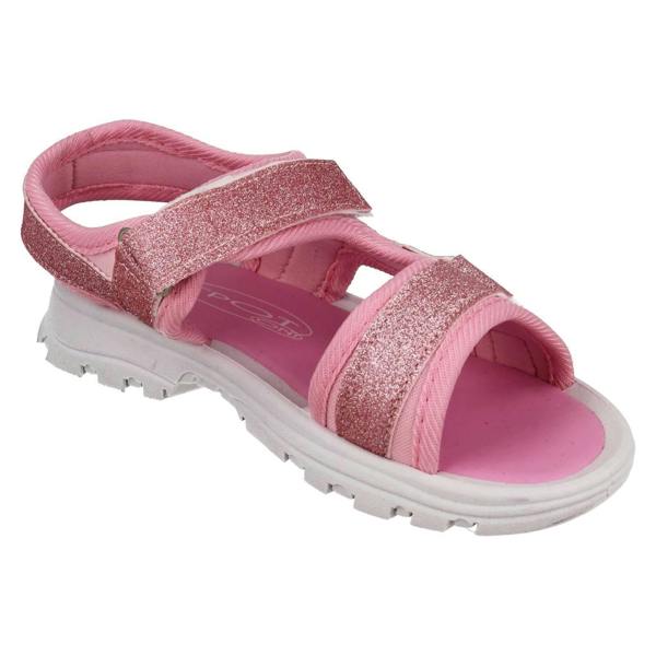 Spot On Girls Spot On Hook & Loop Strap Glitter Sandals H0366