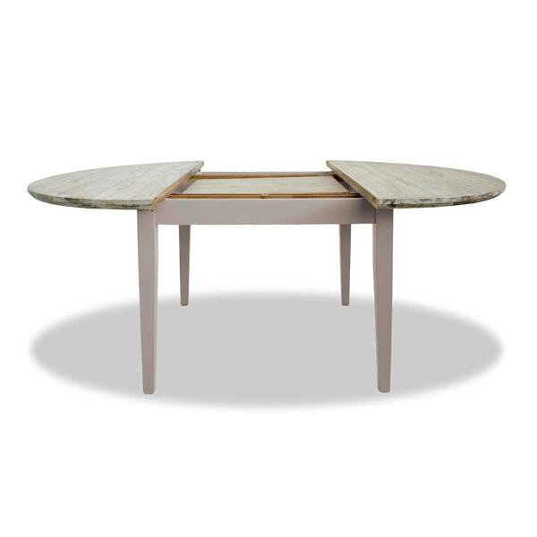 Statement Furniture Florence Round Oval Extendable Kitchen Dining Table 115-160cm