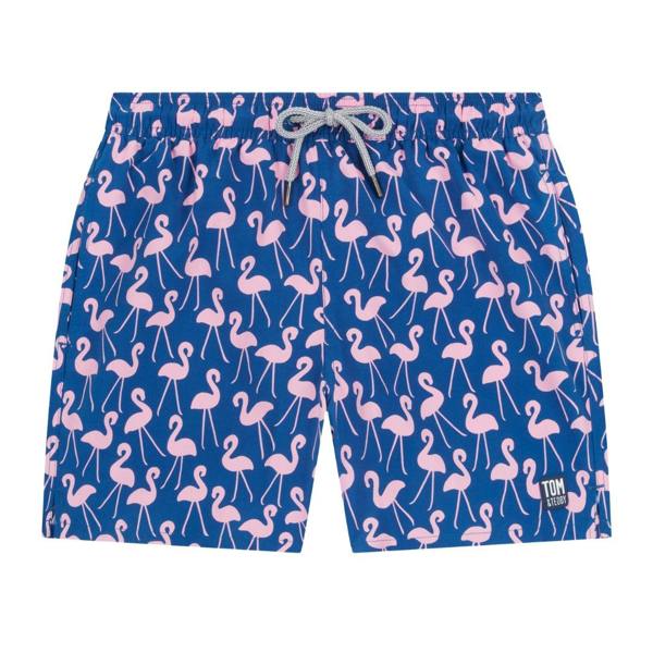 Tom & Teddy Rose Flamingos
