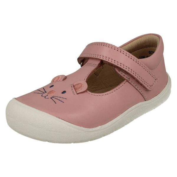 Start-rite Girls JoJo Maman BèBè By Startrite T-Bar Animal Detailed Shoes Buddy
