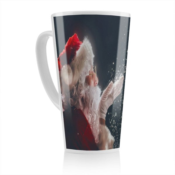 Benjamin Tate Design Merry Christmas And Happy Holidays Dining Latte Mug