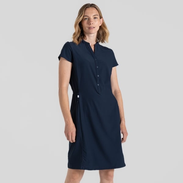 Craghoppers Women's Pro III Nosilife Casual Dress - Blue Navy