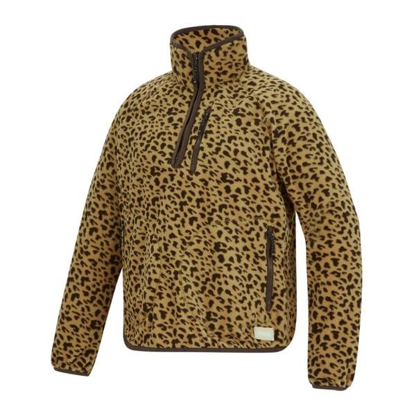 Regatta Womens/Ladies Frankie Leopard Print Half Zip Fleece Top - Leopard - 