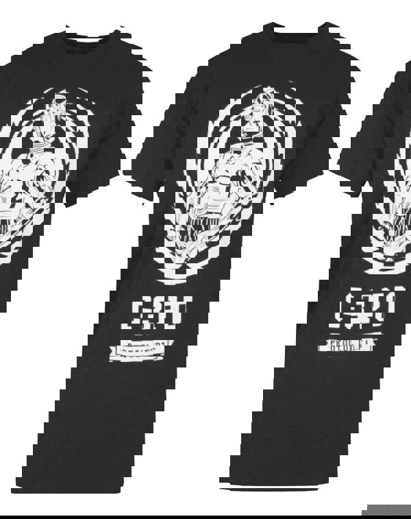 Star Wars Mens Black C3Po Short Sleeved T-Shirt