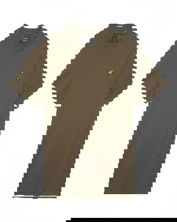 Lyle & Scott Plain Mens T-Shirt TS400VOG - W485 Olive