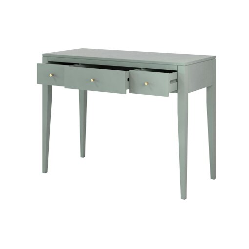 Wyld Haus Cordoba Pigeon Grey Wood Grain 3 Drawer Desk