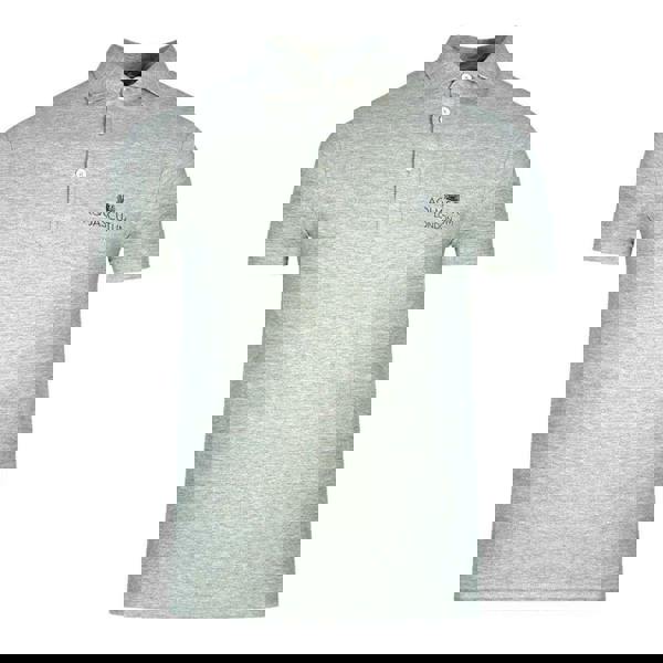 Aquascutum Unisex Adult London Bold Logo Polo Shirt - Grey