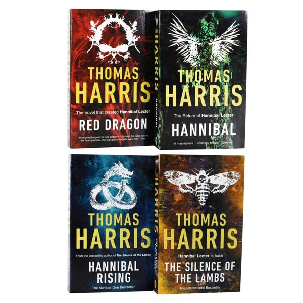 Thomas Harris Hannibal Lecter Series Red Dragon, Hannibal, Silence Of The Lambs, Hannibal Rising