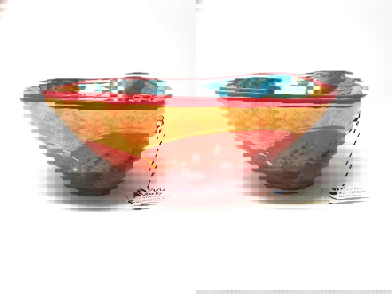 Verano Spanish Ceramics Tuscany - Large Wonky Curvy Bowl