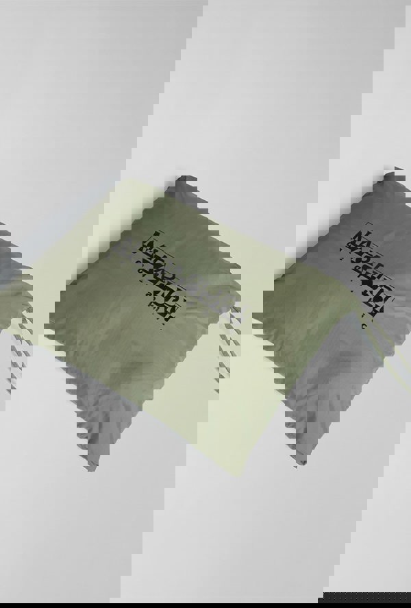 Napapijri Men's Rainforest Ripstop Anorak Jacket - Green / Yellow