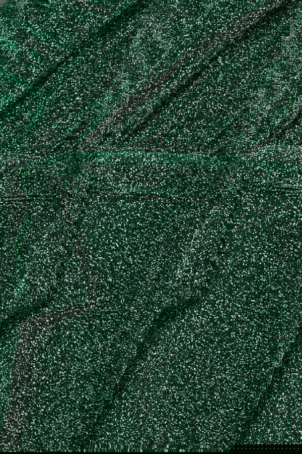 Wrap Style Spaghetti Strap Maxi With Split - Emerald DR3137A