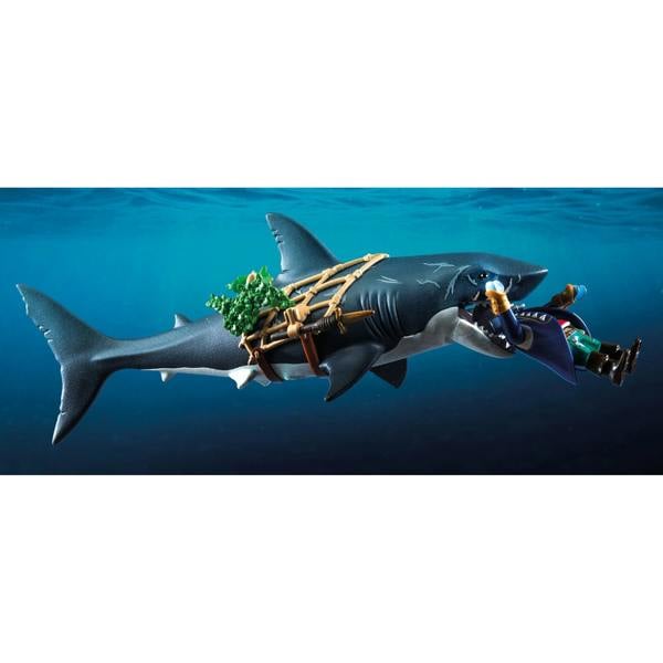Playmobil Pirates Giant Shark with Biting Function - 71793 Playset