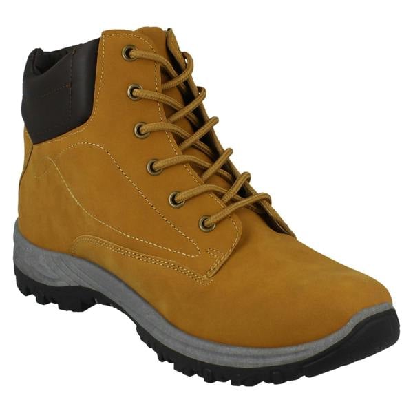 Spot On Mens Spot On Casual Lace Up Ankle Boots A3075