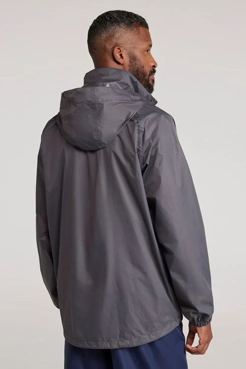 Mountain Warehouse Mens Pakka II Waterproof Jacket - Grey