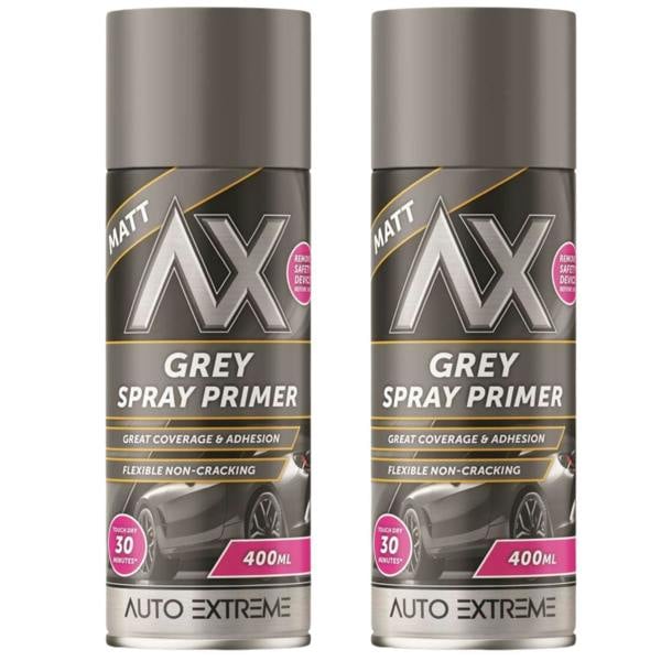 Auto Extreme 2X Auto Extreme Grey Primer Spray 400ml