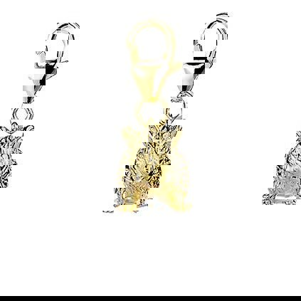 Guinea Pig Gold Charm - MYLEE London