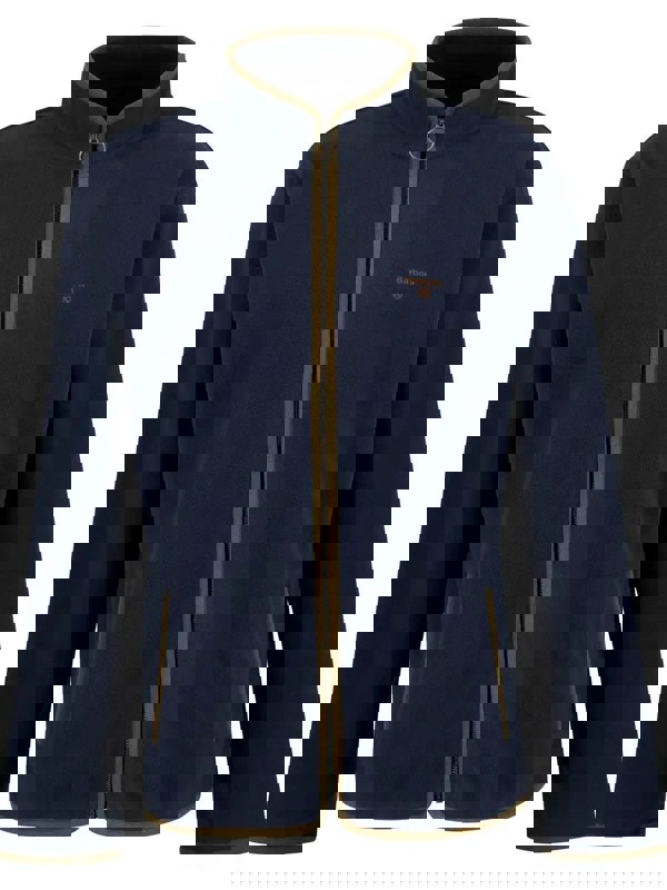 Barbour Harwood Zip Through Fleece - Navy Blue