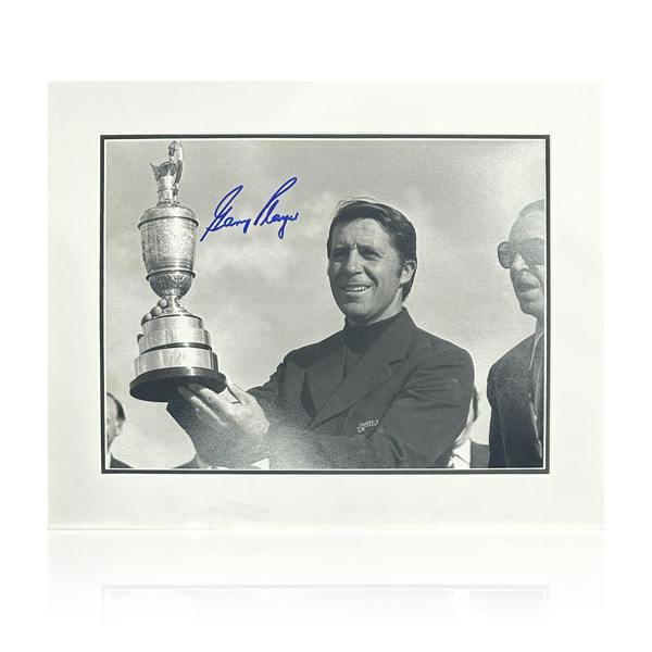 Gary Player Signed 16x12 Image Deluxe Mount