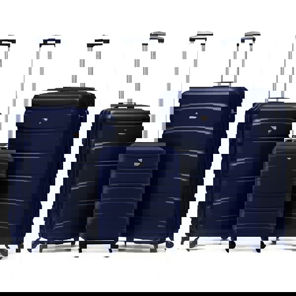 Flight Knight 55x40x20cm Cabin Carry On Luggage with Medium Case and Large Size Check-in Hold Suitcase