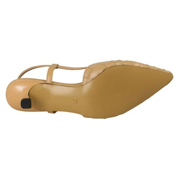 Spot On Ladies Spot On Woven Low Heel Shoes F00488