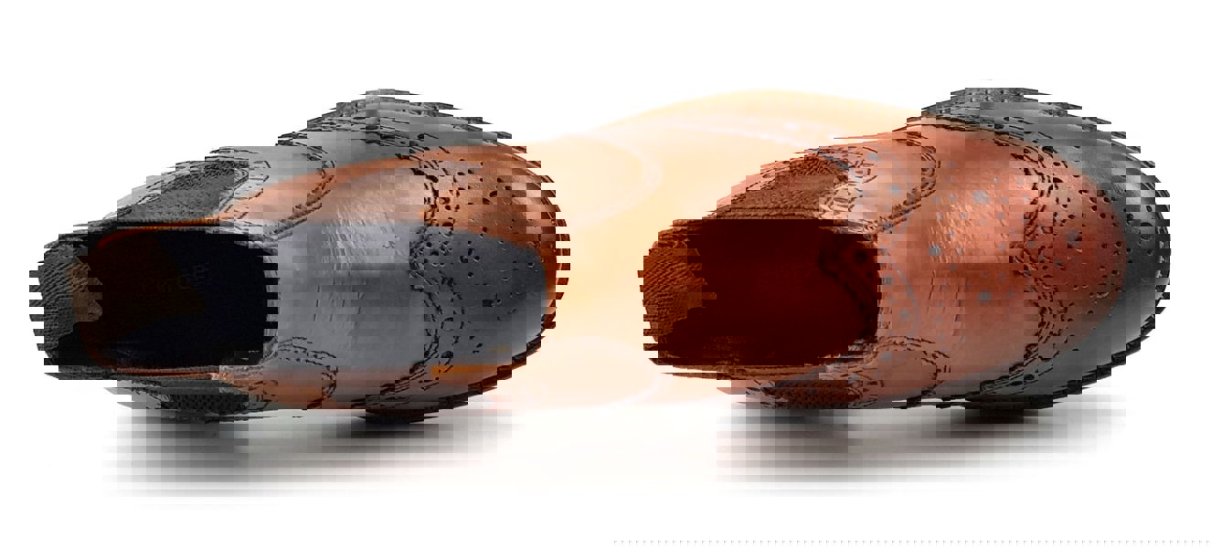 Roamers M980 Mens Brogue Chelsea Dealer Cleated Sole Boots