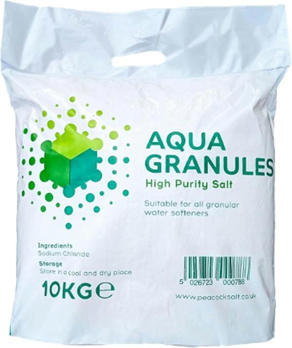 1 x 10kg Granular Salt Water Softeners High Purity For Laundry & Dish Washing