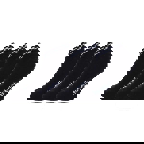 Wrangler Unisex Adult Trainers Liner Socks (Pack of 3) - Black