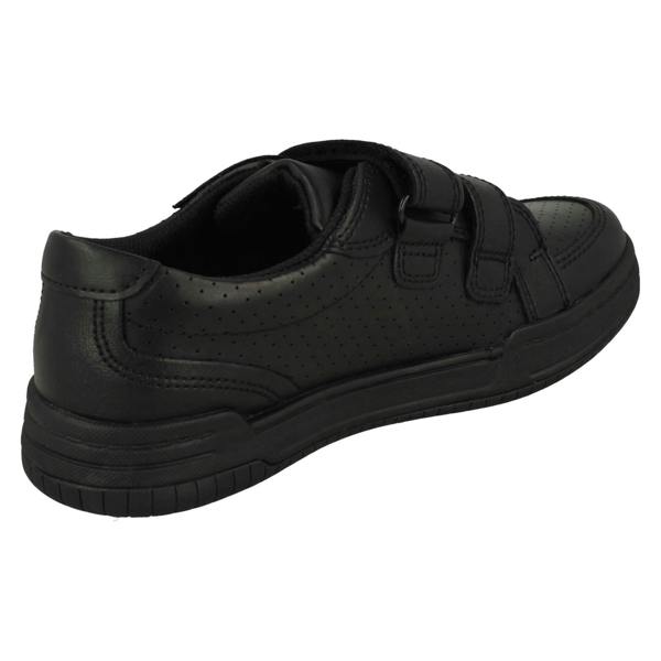 Clarks Boys Clarks Lightweight Hook & Loop Fastening School Shoes Fawn Strap