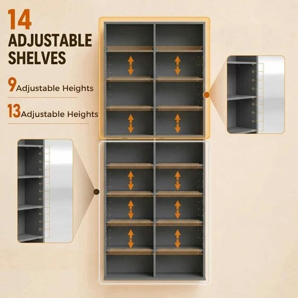 Bobobiy 640 CD Storage Tower - Grey