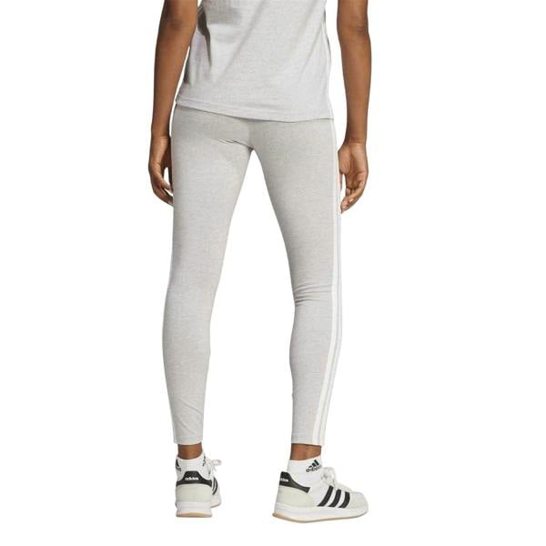 Adidas Womens/Ladies 3 Stripes Workout Leggings - Medium Grey - 