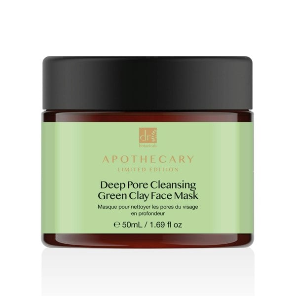Dr Botanicals Deep Pore Cleansing Green Clay Face Mask 50ml
