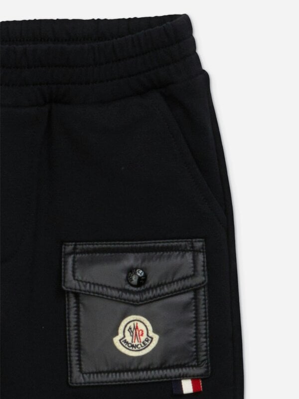 Moncler Enfant Baby Boys Logo Pocket Joggers in Black